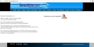 Genechildren.com - Internet art project by Mikael Madsen